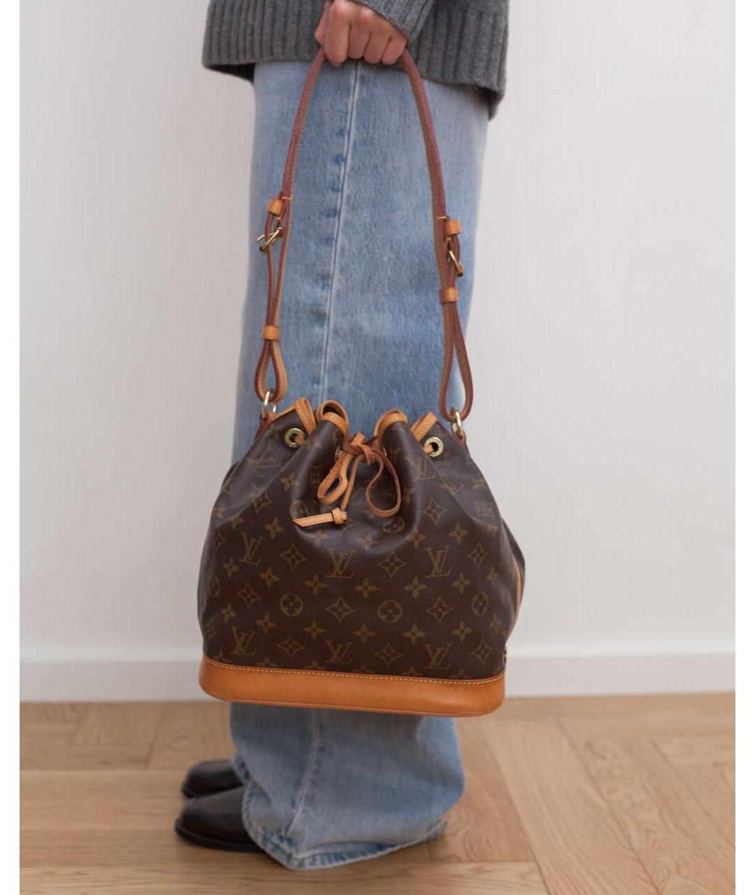 LOUIS VUITTON Коричневая сумка через плечо из канвы, фото 5