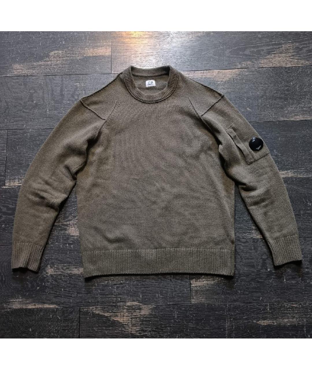 CP COMPANY Хаки шерстяной джемпер / свитер, фото 5
