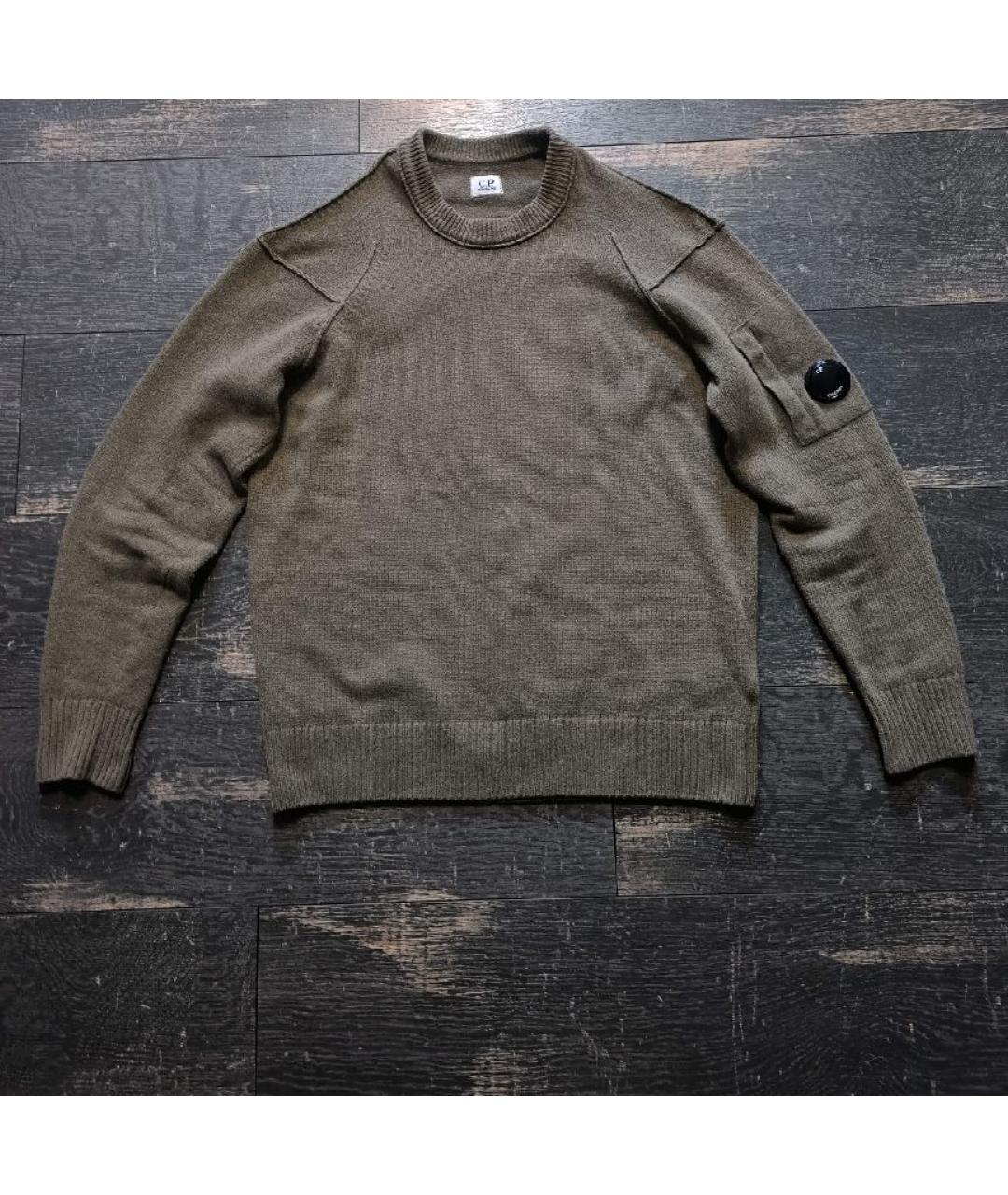 CP COMPANY Хаки шерстяной джемпер / свитер, фото 2