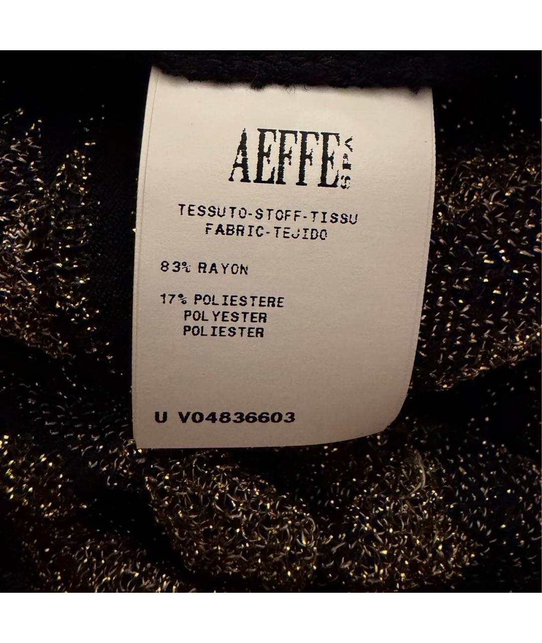 ALBERTA FERRETTI Черное вискозное коктейльное платье, фото 4