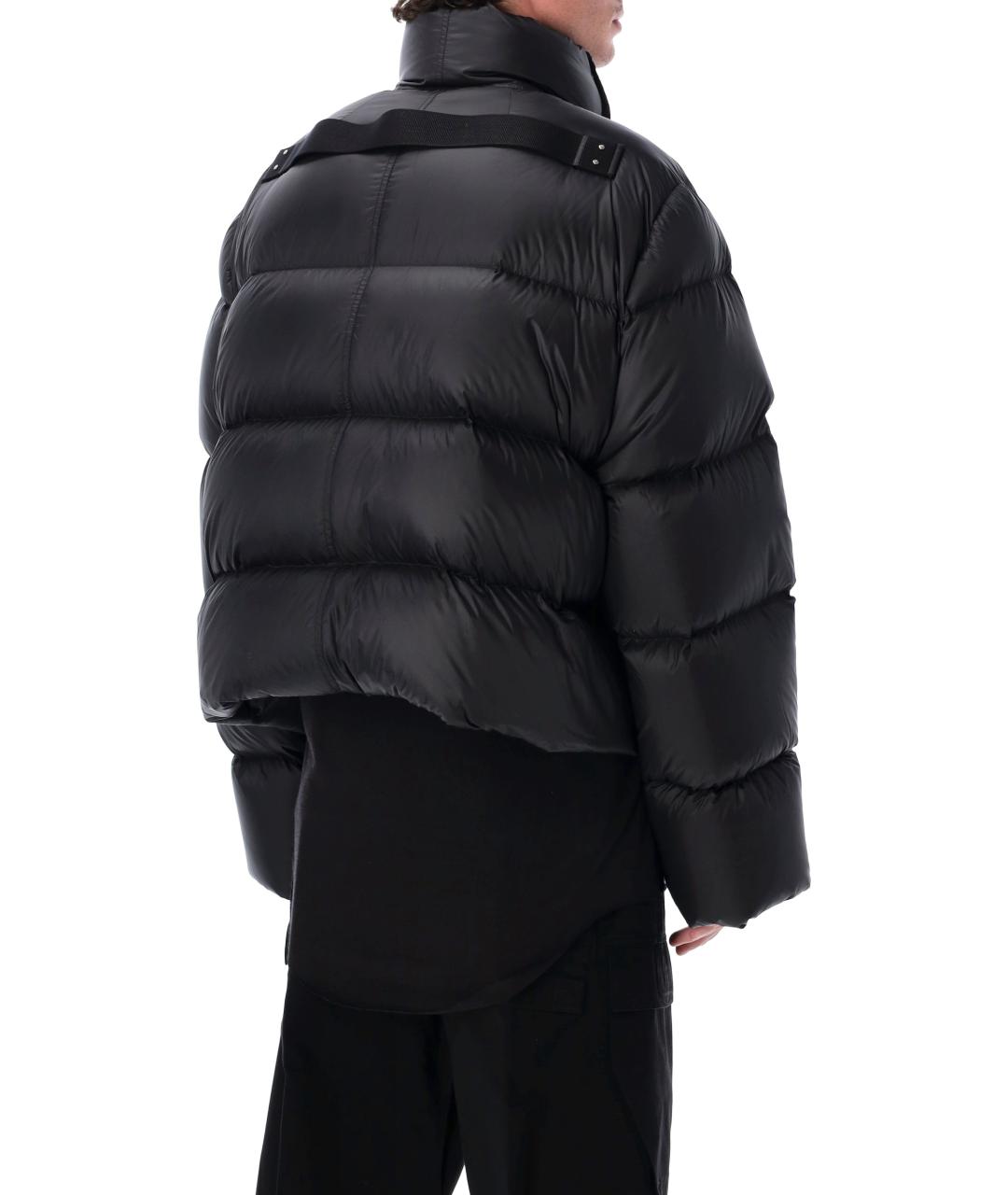 RICK OWENS Черный полиамидовый пуховик, фото 2