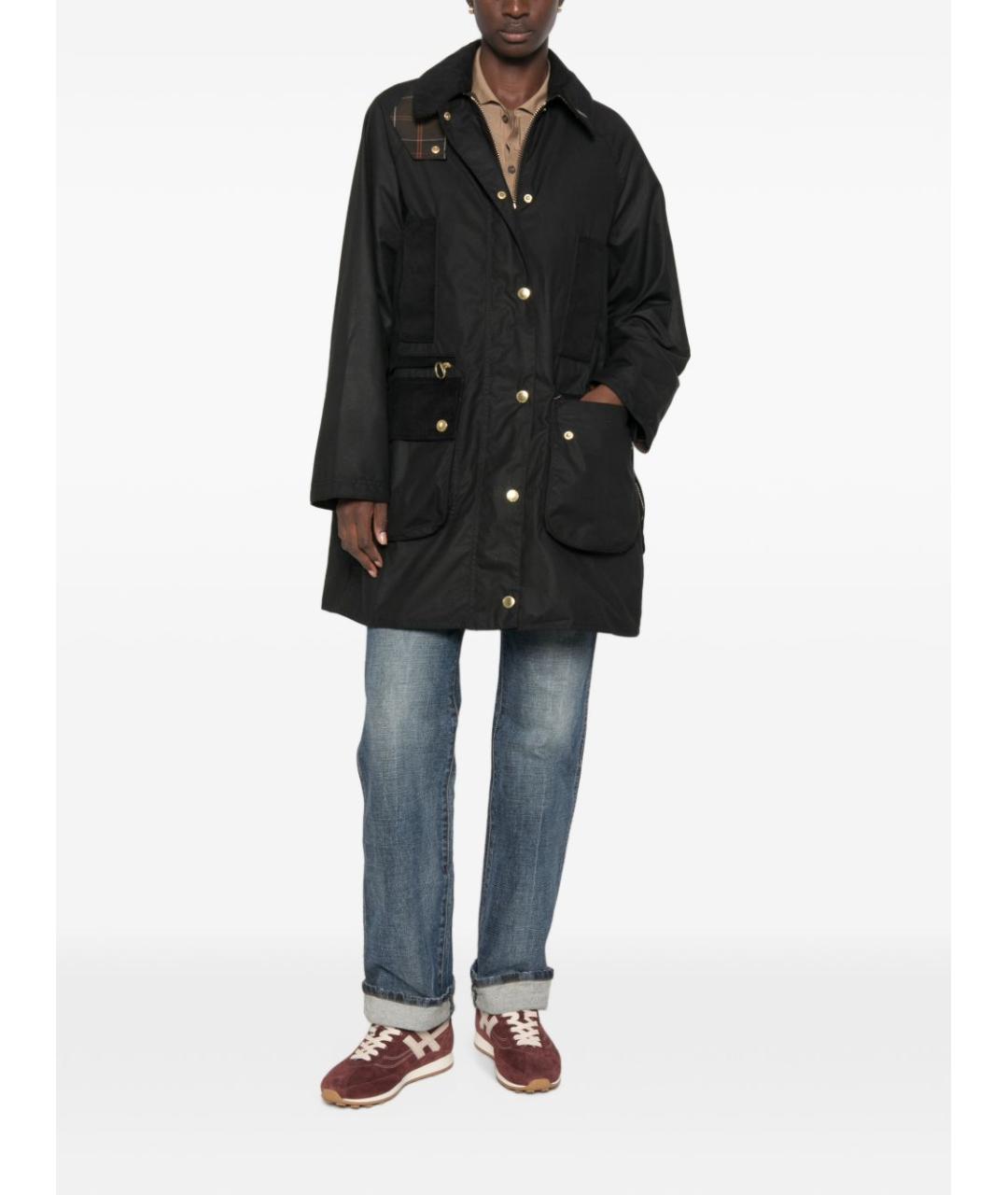 BARBOUR Черная хлопковая парка, фото 5