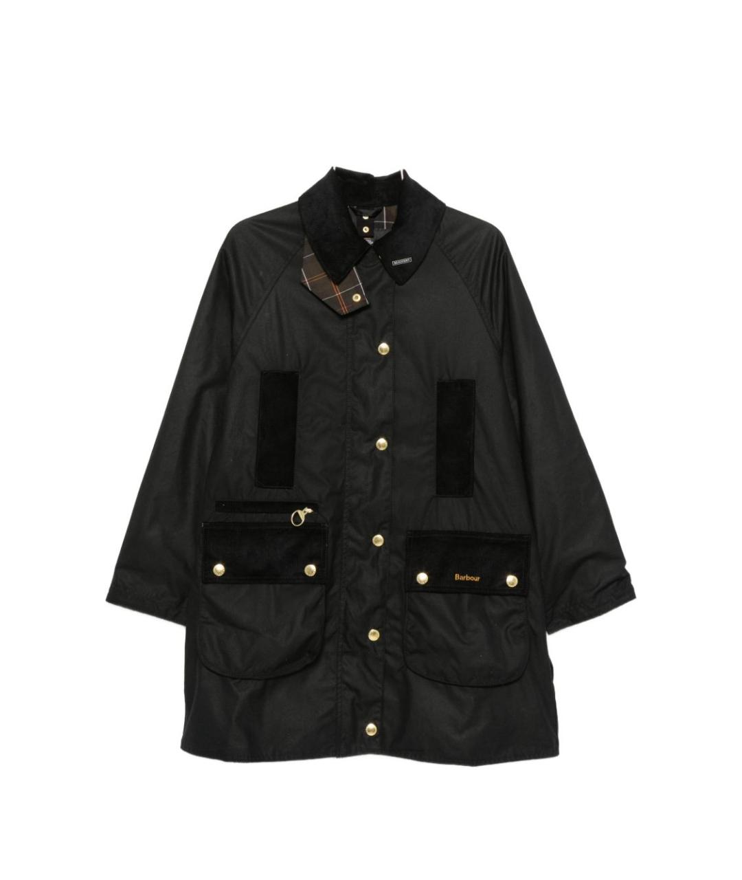 BARBOUR Черная хлопковая парка, фото 1