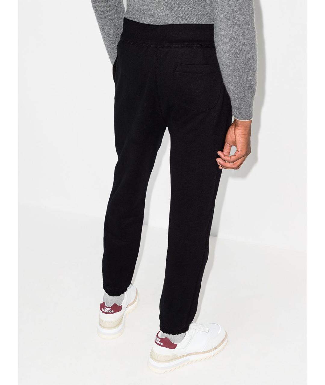 POLO RALPH LAUREN Черные хлопковые повседневные брюки, фото 3