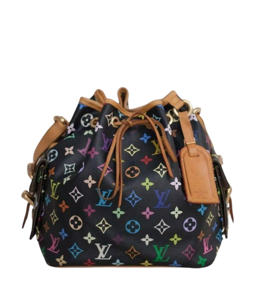 LOUIS VUITTON Черная сумка через плечо из канвы, фото 1