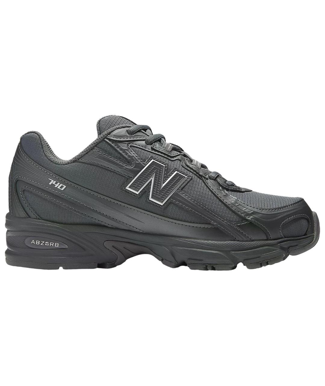 NEW BALANCE Серые синтетические кроссовки, фото 1