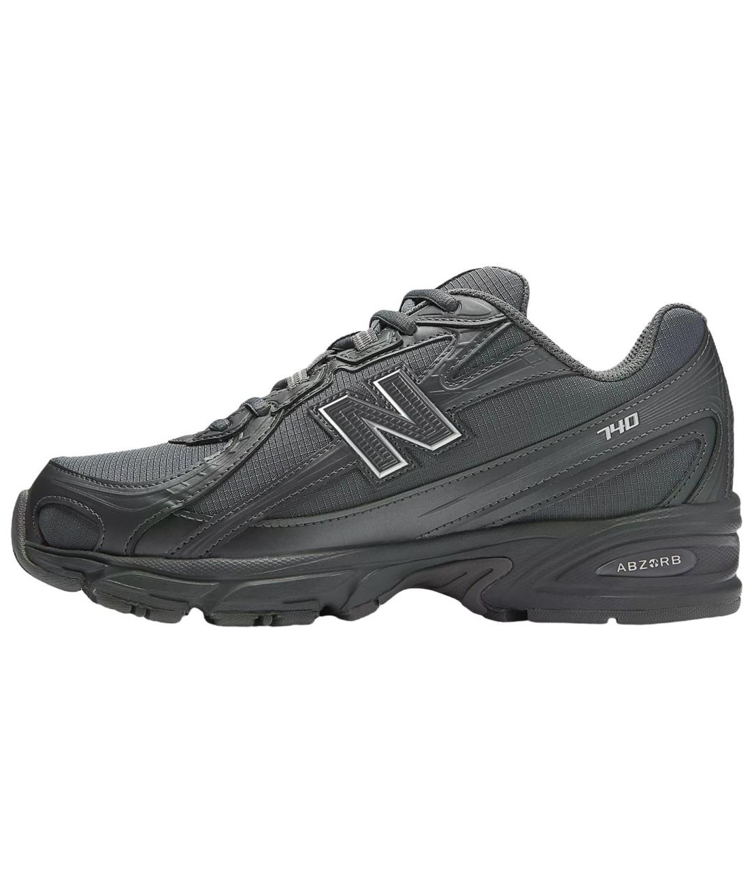 NEW BALANCE Серые синтетические кроссовки, фото 2