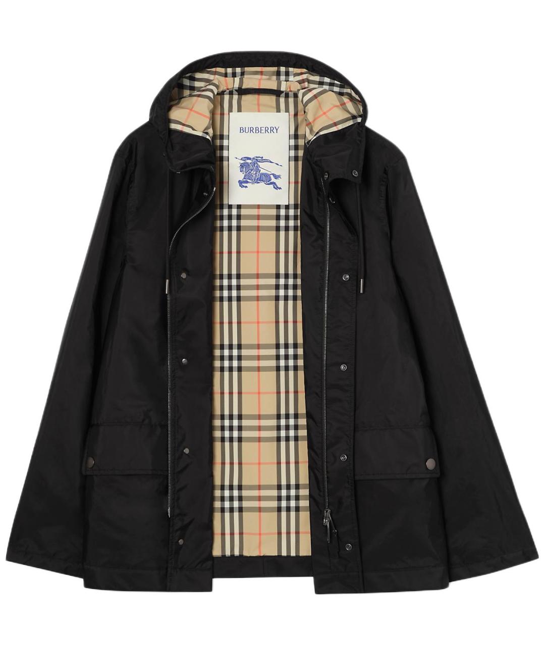BURBERRY Черная куртка, фото 2