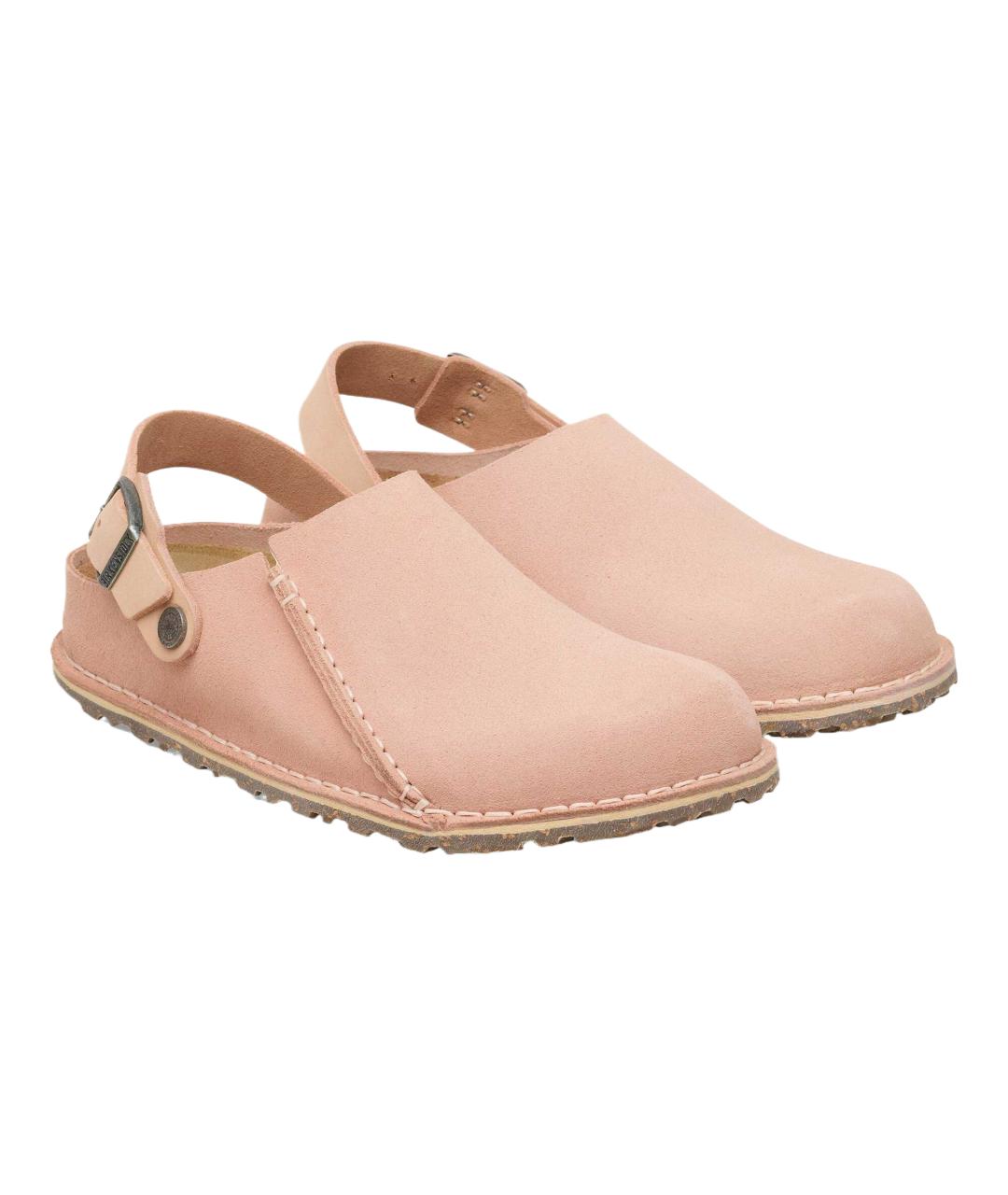 BIRKENSTOCK Розовые замшевые сабо, фото 4