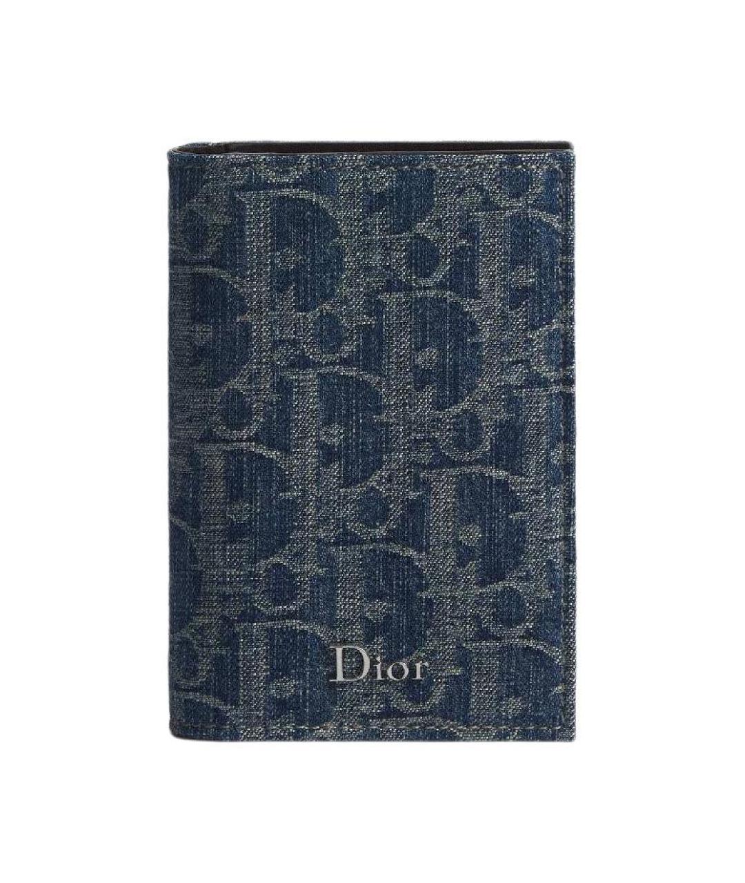 CHRISTIAN DIOR Синий кардхолдер, фото 1