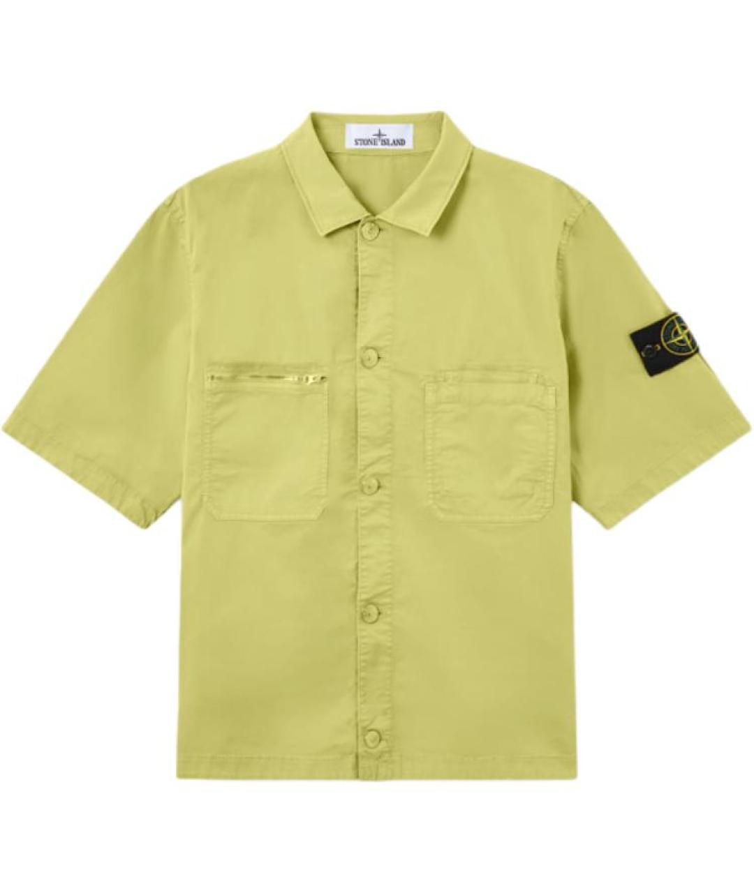 STONE ISLAND Зеленая классическая рубашка, фото 1
