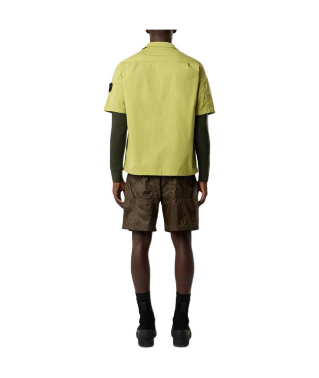 STONE ISLAND Зеленая классическая рубашка, фото 4