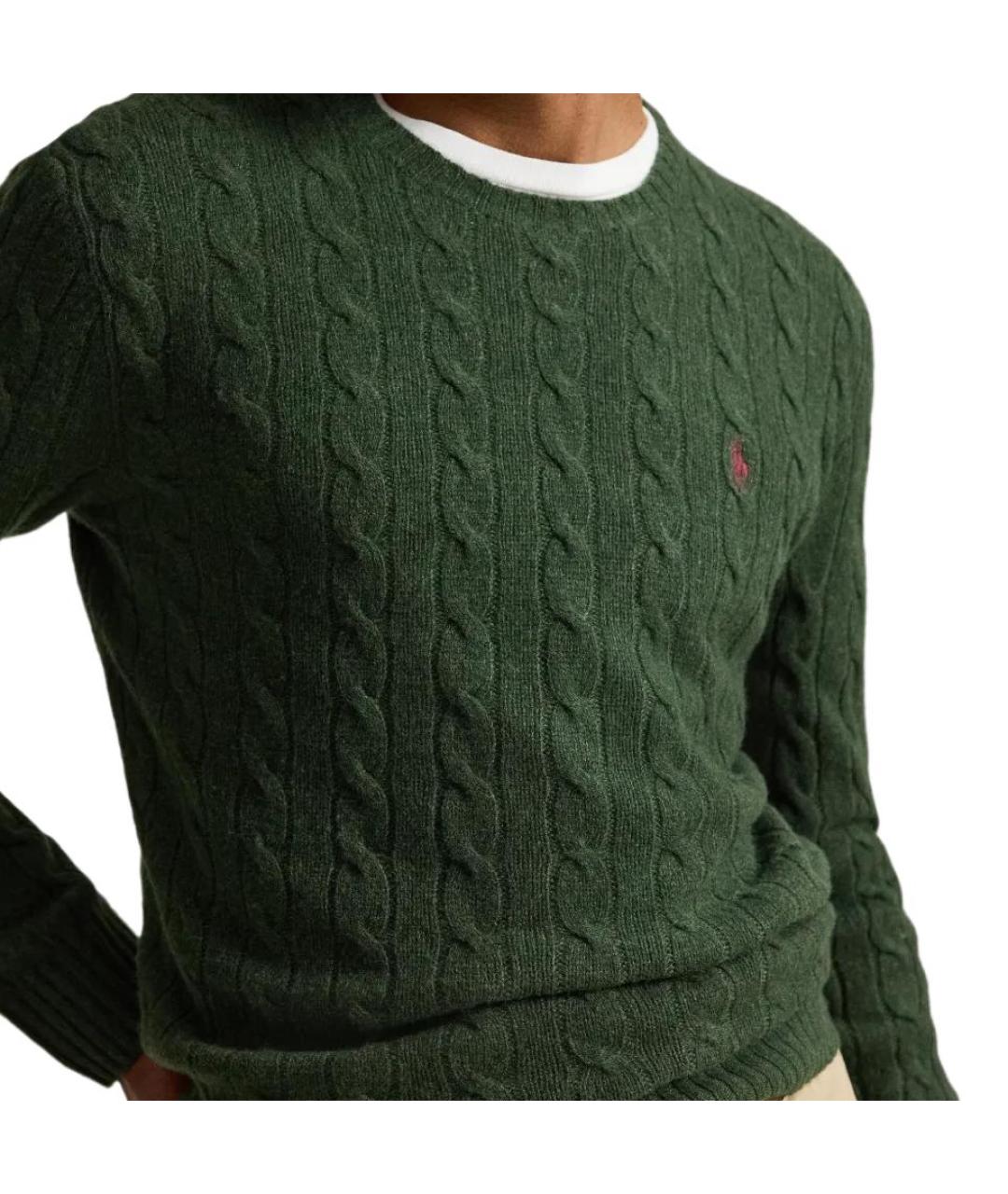 POLO RALPH LAUREN Зеленый джемпер / свитер, фото 5