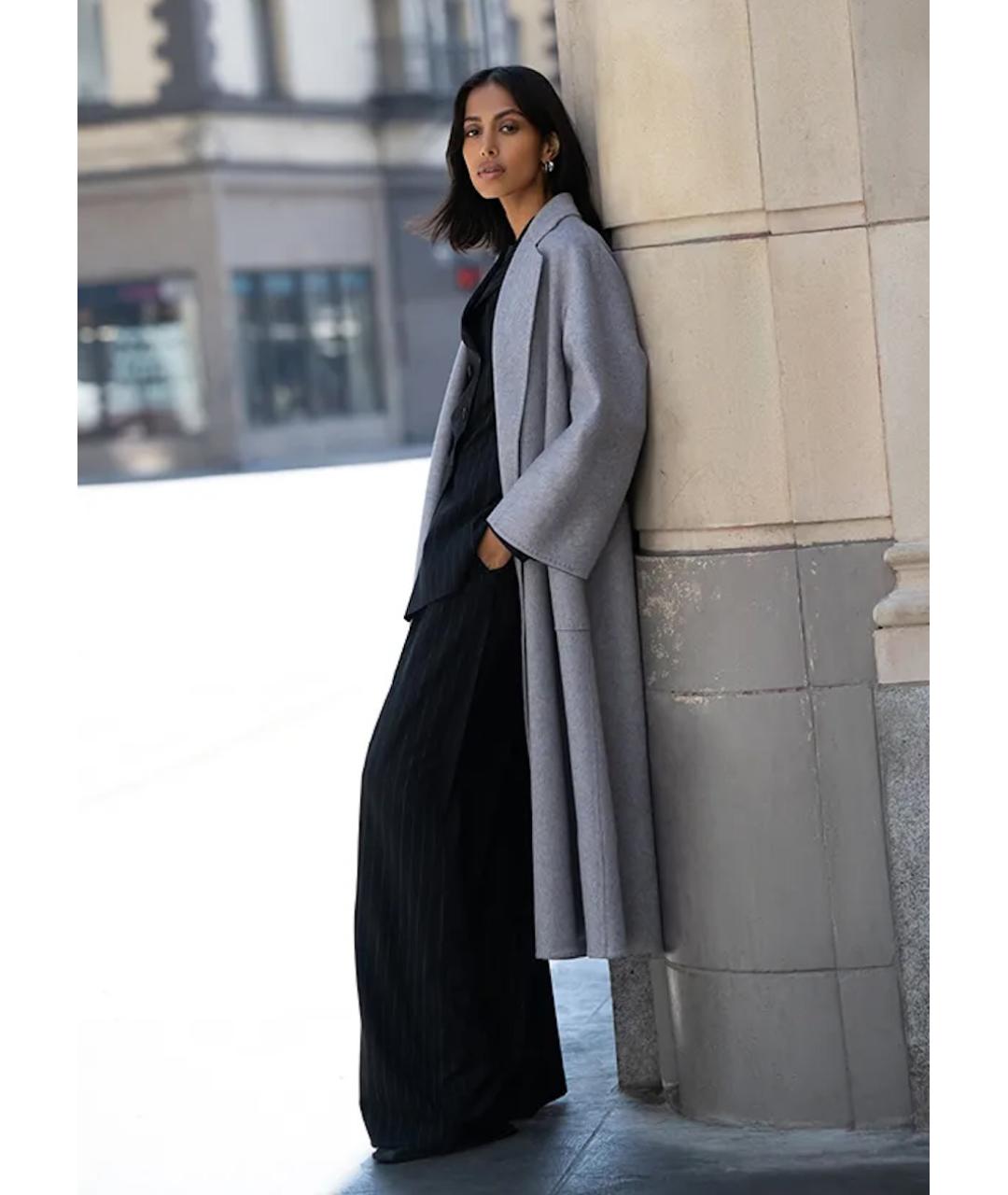 MAX MARA Серое кашемировое пальто, фото 8
