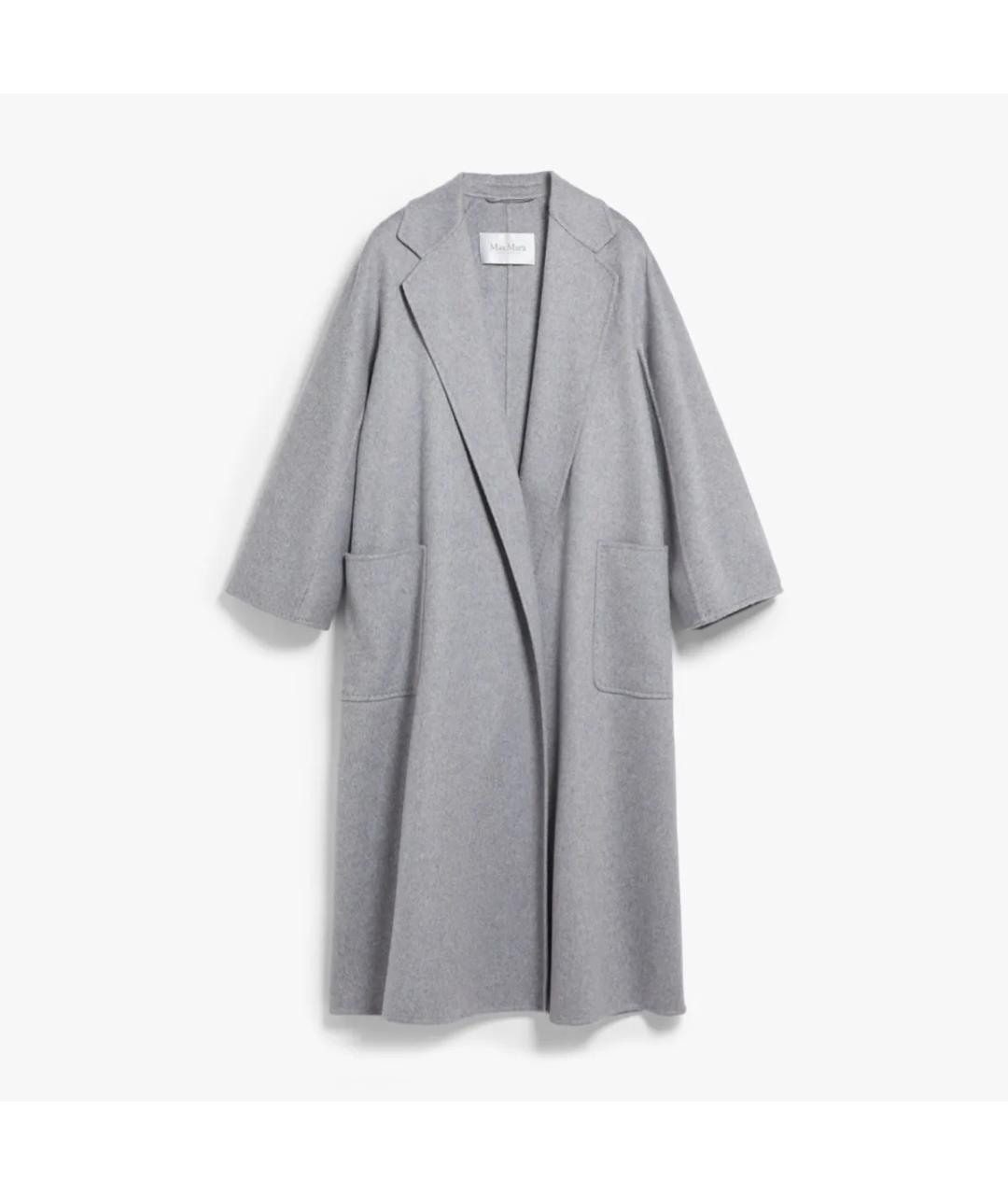 MAX MARA Серое кашемировое пальто, фото 10