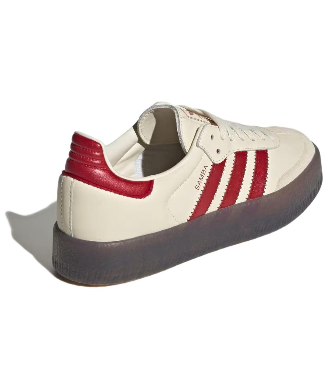 ADIDAS Белые кожаные кеды, фото 4