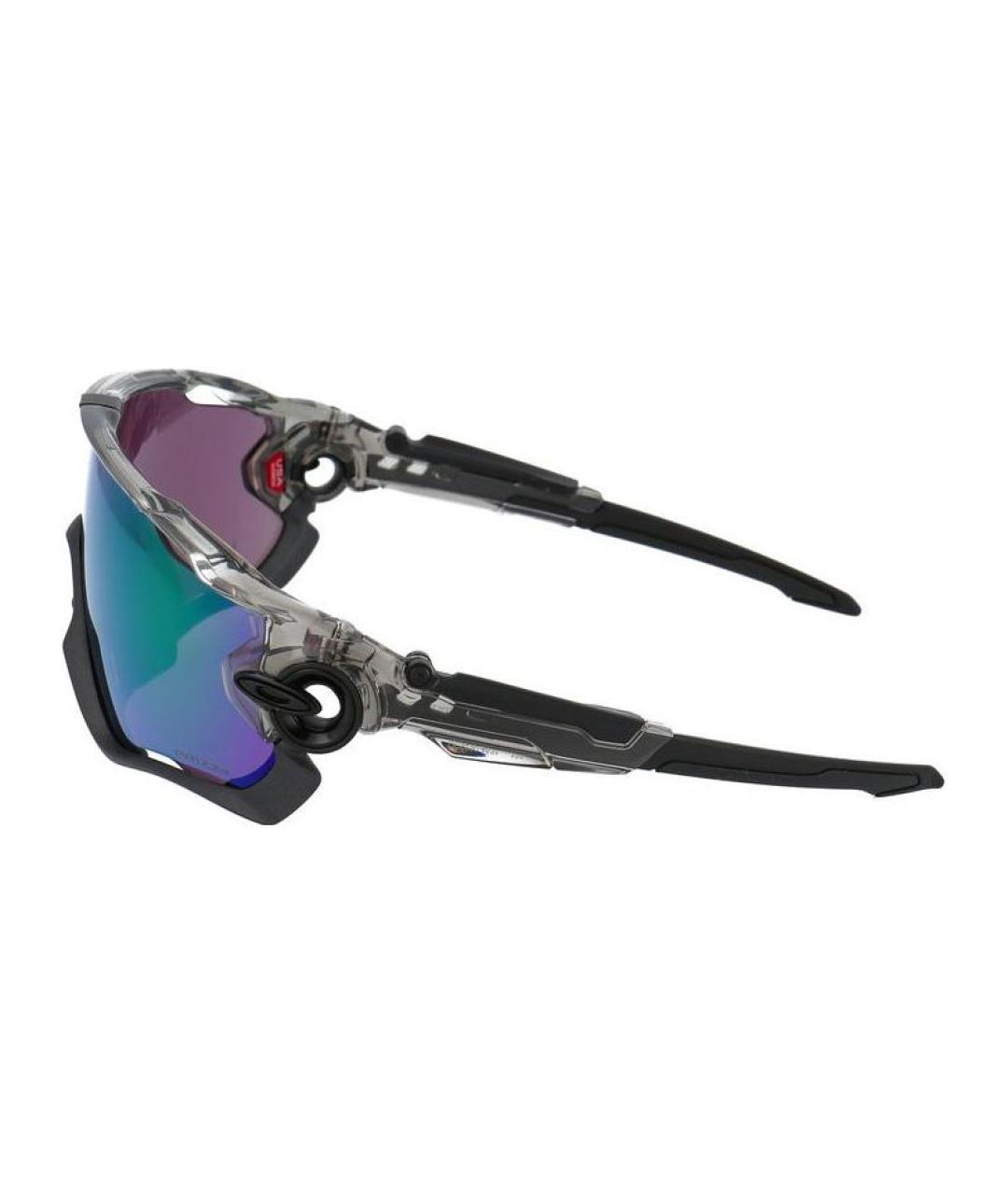 OAKLEY Серые пластиковые солнцезащитные очки, фото 3