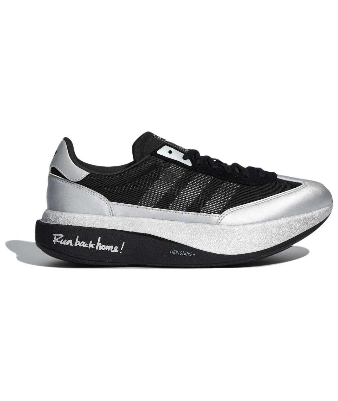 ADIDAS Черные синтетические кроссовки, фото 1