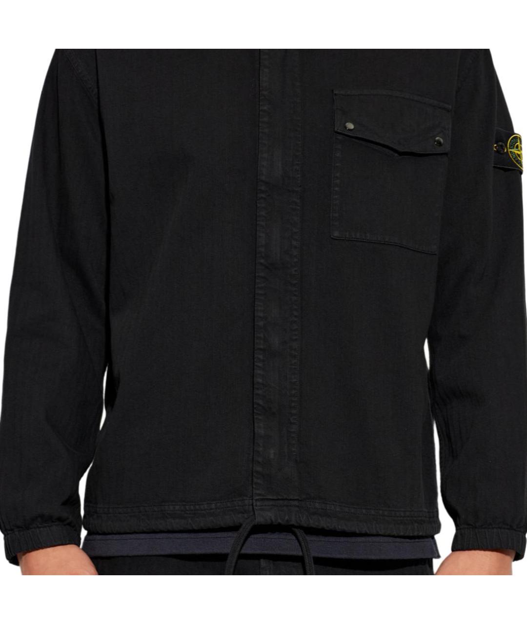 STONE ISLAND Черная куртка, фото 5