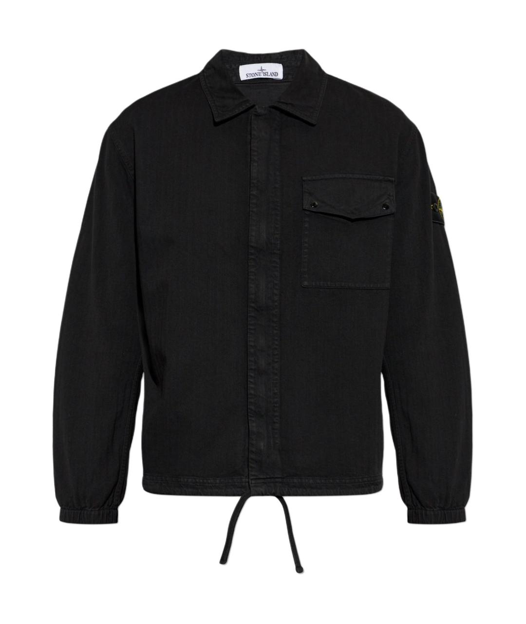 STONE ISLAND Черная куртка, фото 1