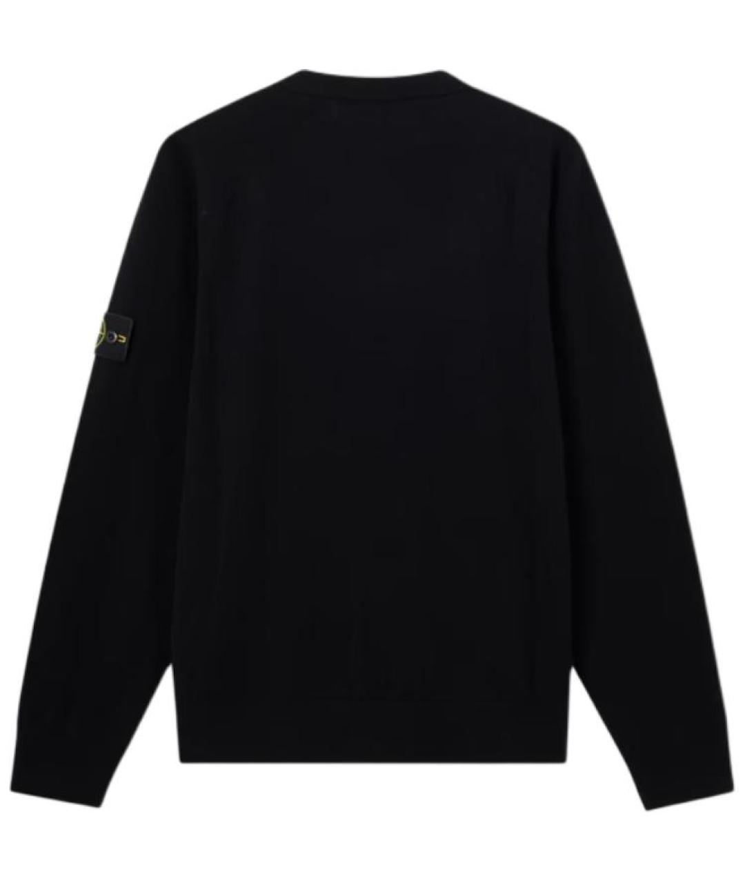 STONE ISLAND Черный джемпер / свитер, фото 2
