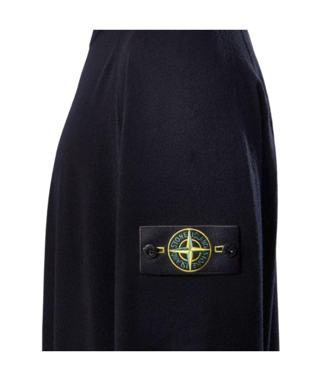 STONE ISLAND Черный джемпер / свитер, фото 4
