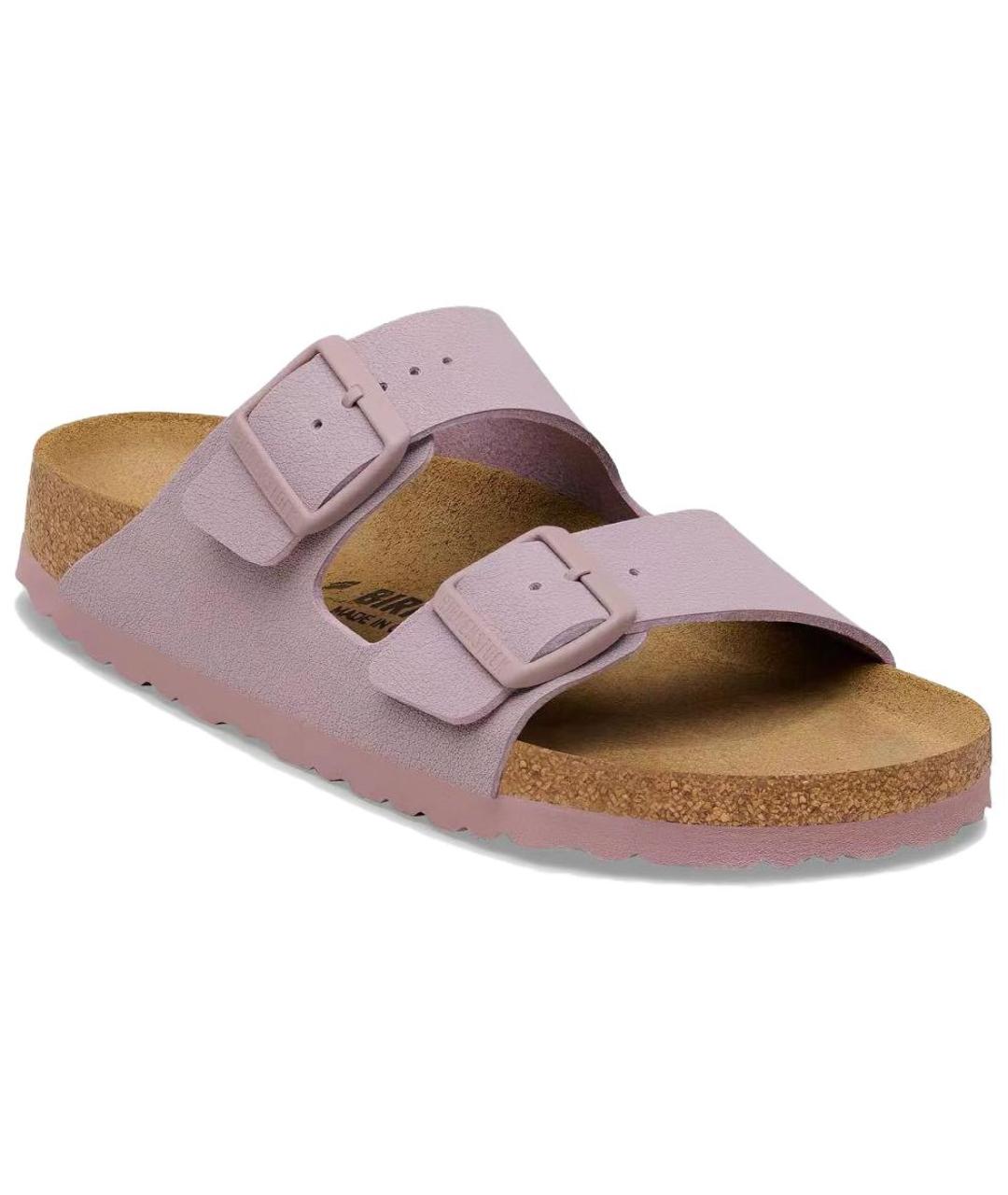 BIRKENSTOCK Фиолетовые замшевые сандалии, фото 2