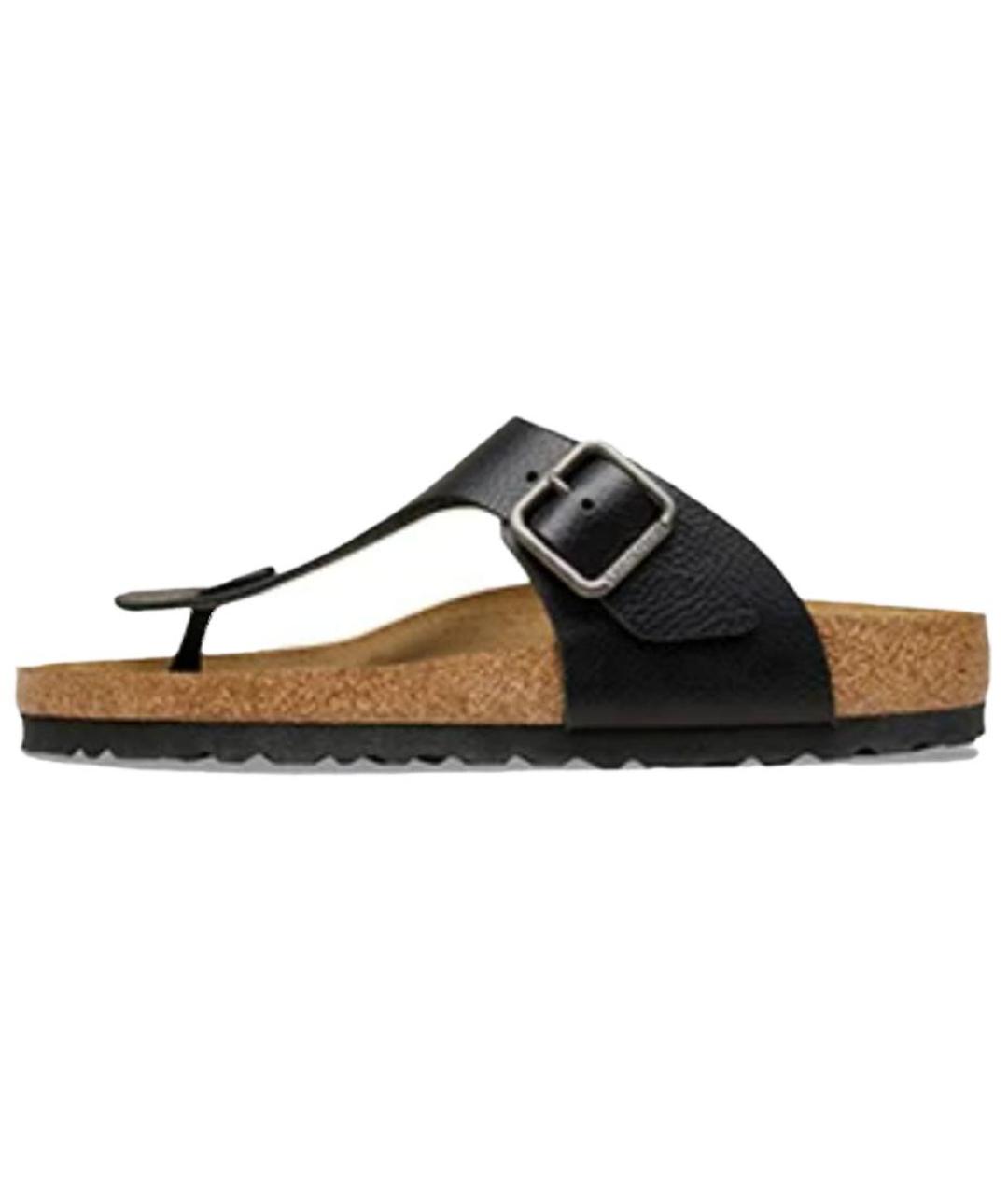 BIRKENSTOCK Черные шлепанцы, фото 5