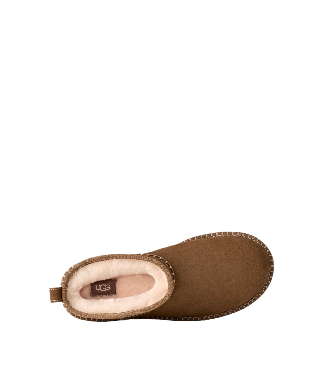 UGG Коричневые замшевые полусапоги, фото 2