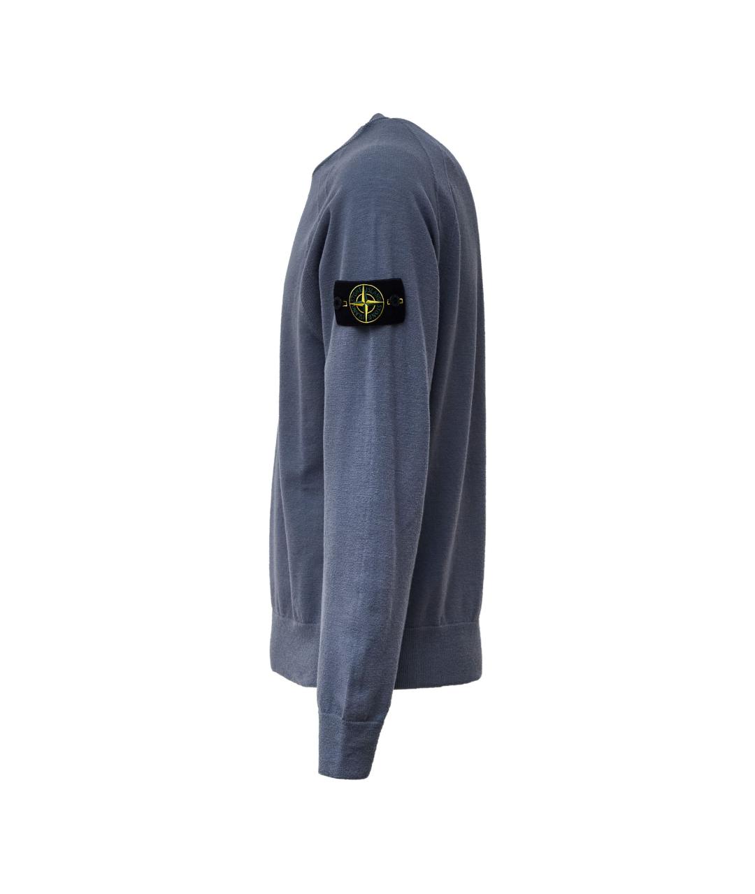 STONE ISLAND Серый шерстяной джемпер / свитер, фото 3