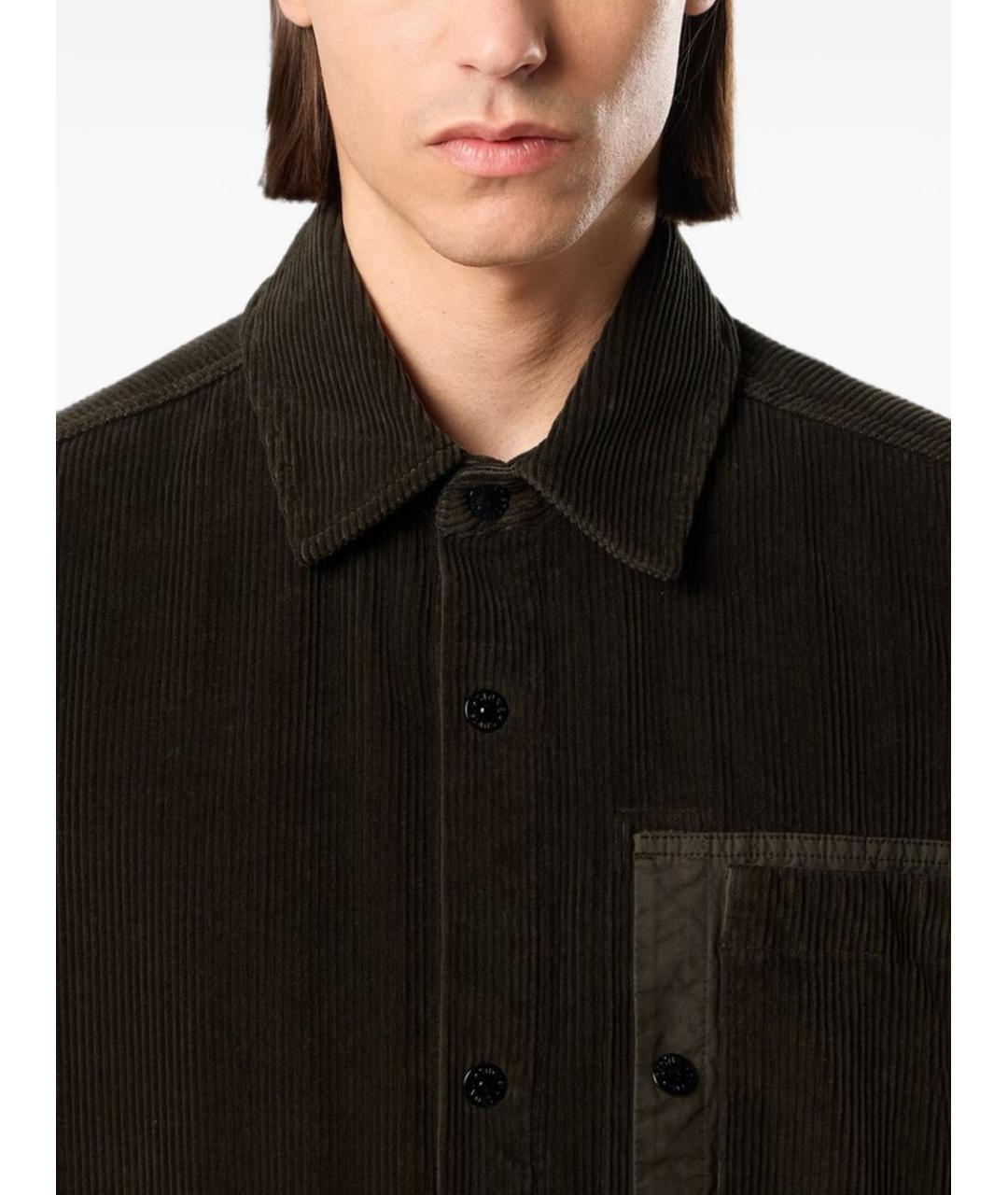 STONE ISLAND Хлопковая кэжуал рубашка, фото 4