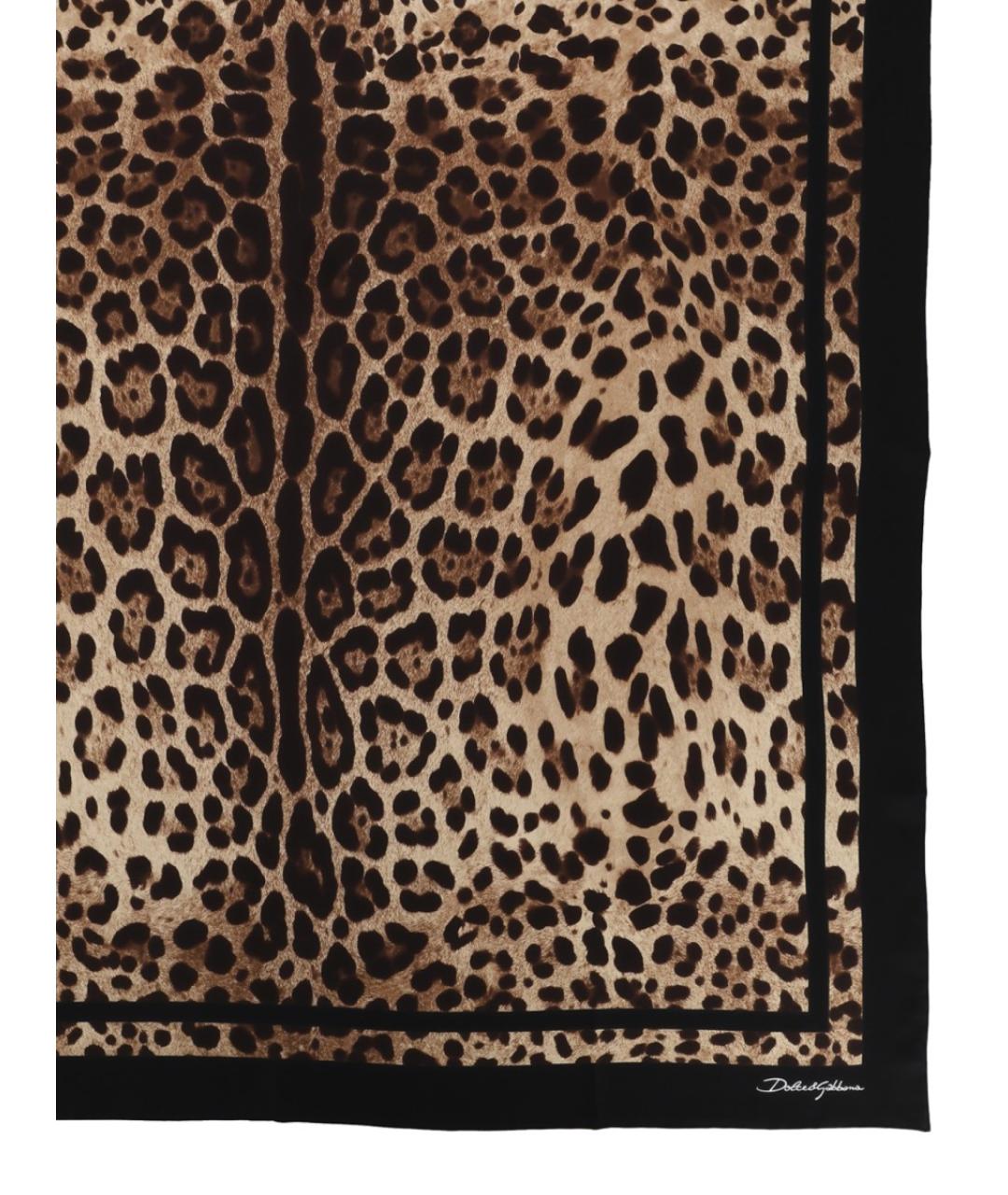 DOLCE&GABBANA Мульти шелковый шарф, фото 2