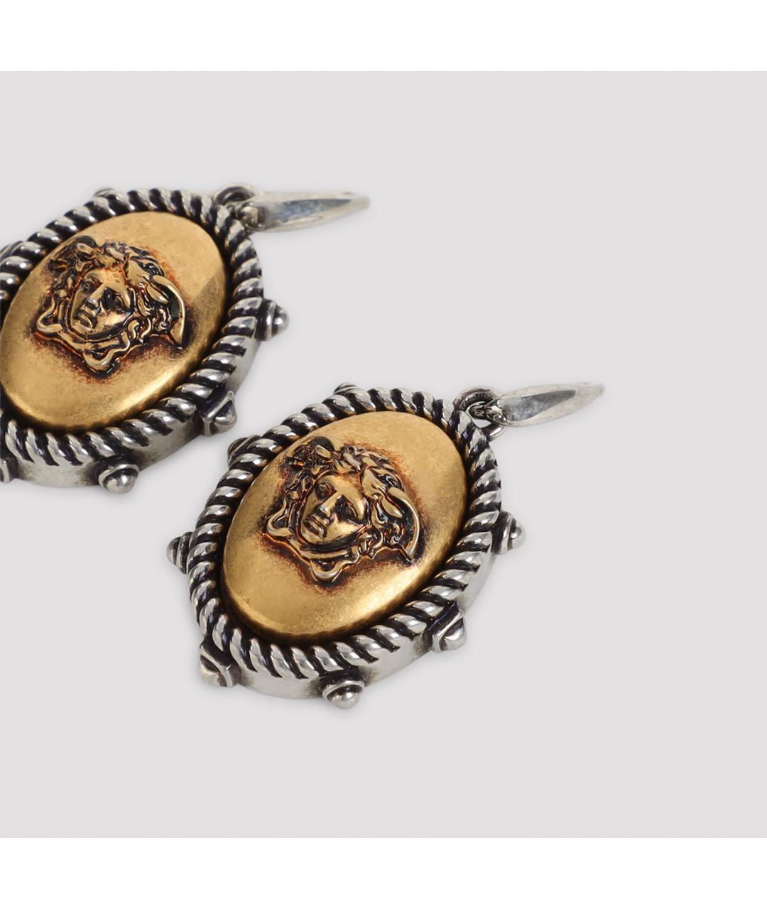VERSACE Латунные серьги, фото 3