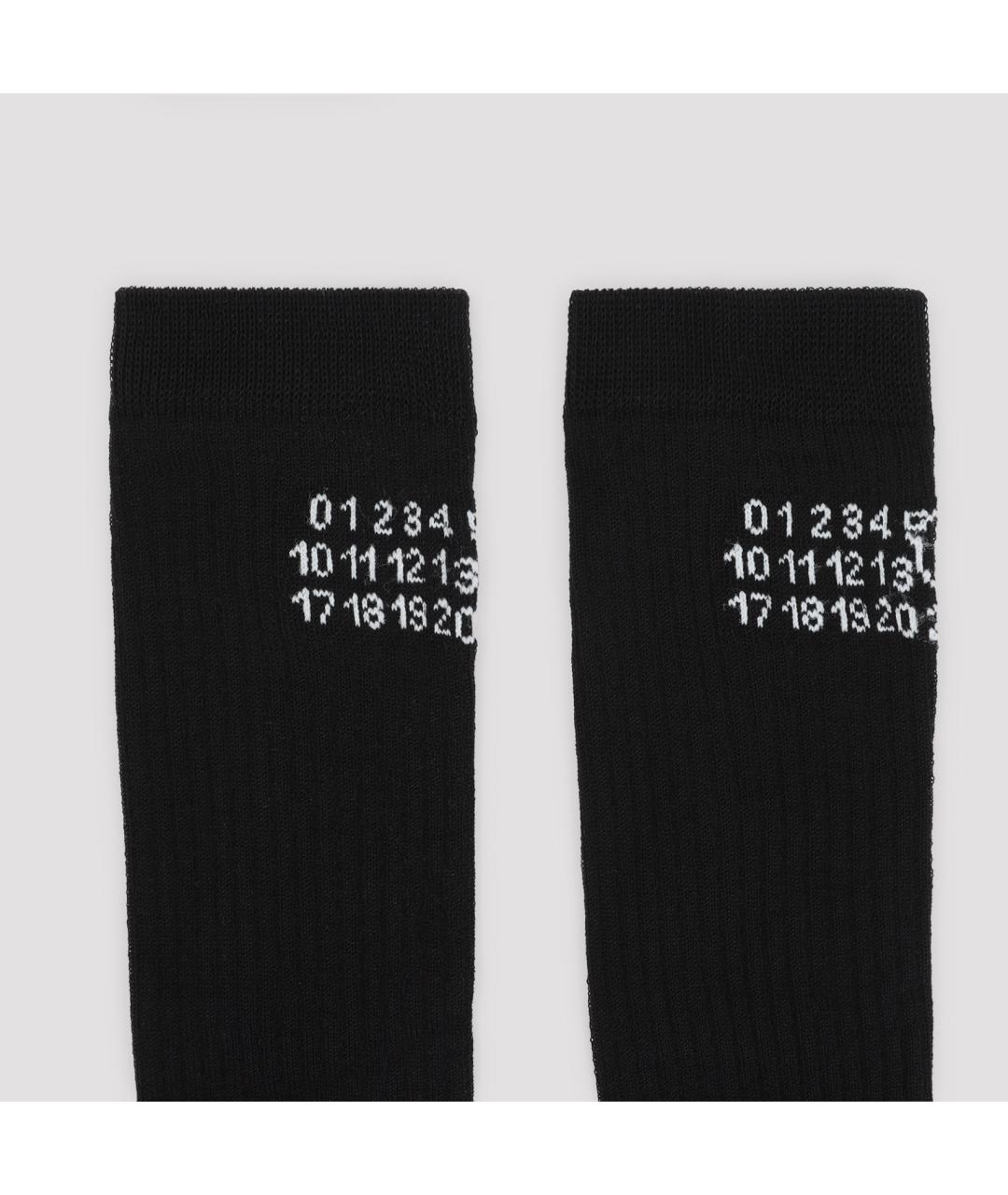 MM6 MAISON MARGIELA Черные носки, чулки и колготы, фото 3