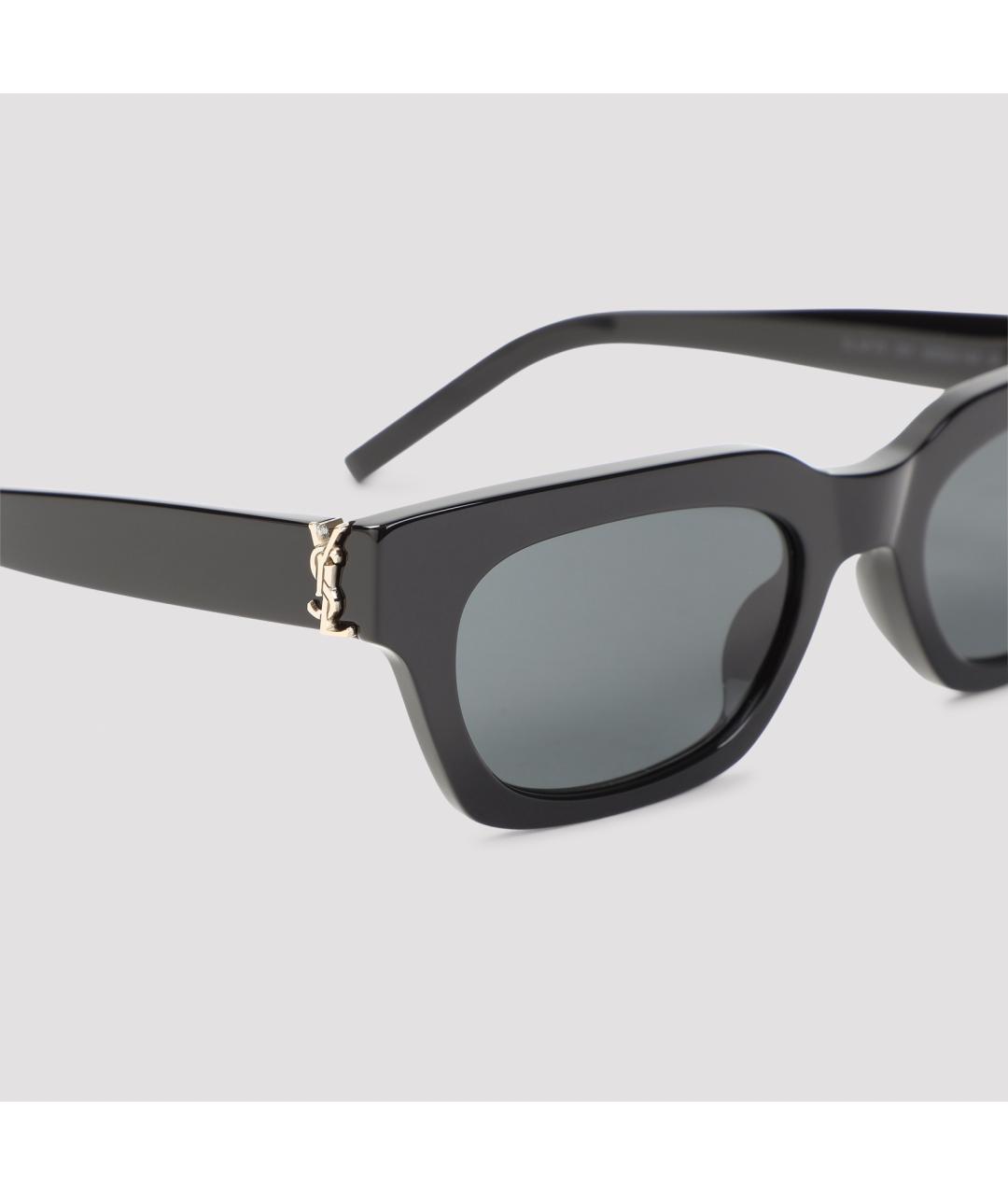 SAINT LAURENT Черные солнцезащитные очки, фото 3