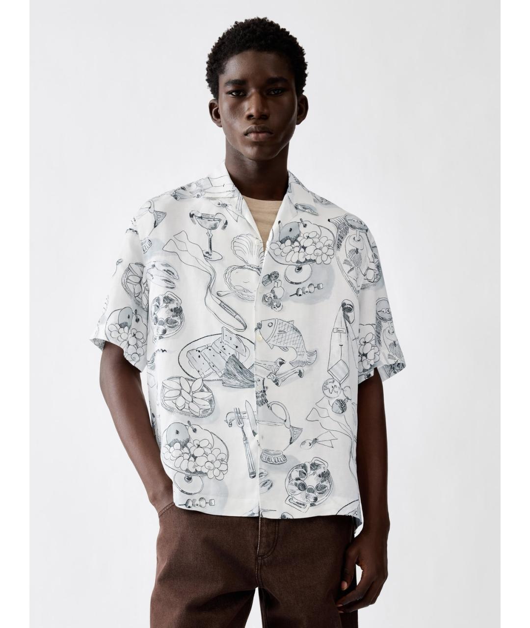 JACQUEMUS Мульти кэжуал рубашка, фото 3