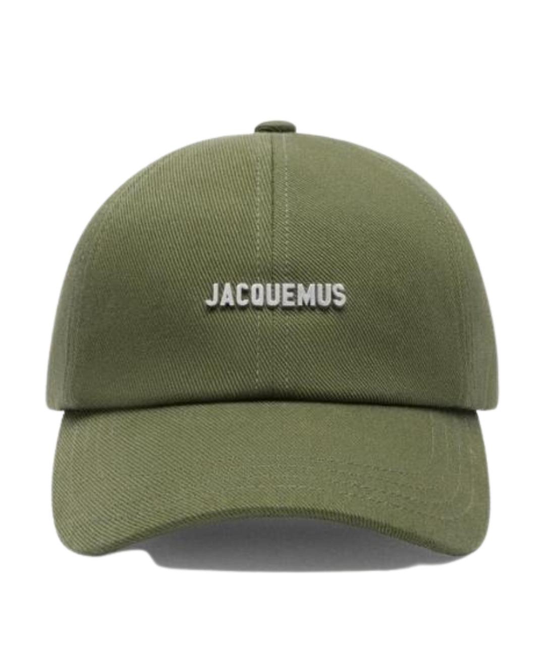 JACQUEMUS Хаки хлопковая кепка/бейсболка, фото 1