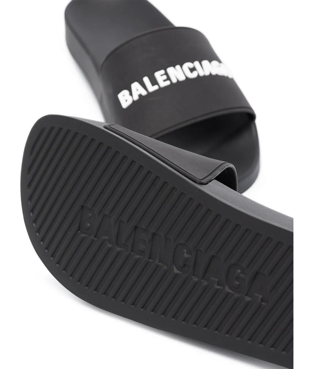 BALENCIAGA Черные сандалии, фото 3
