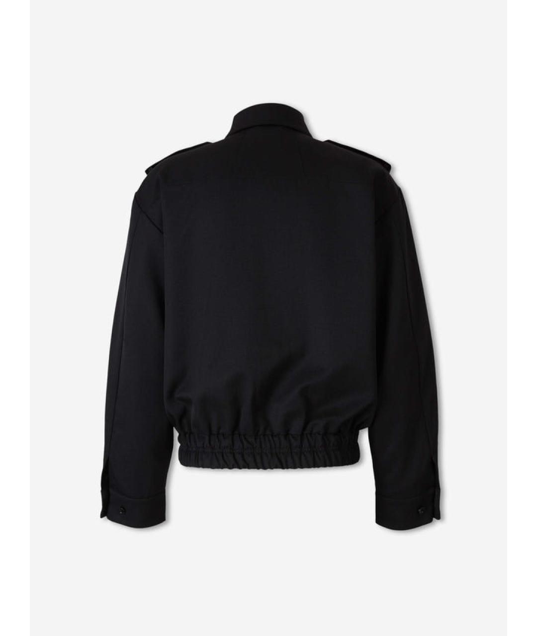 RHUDE Черная шерстяная куртка, фото 2