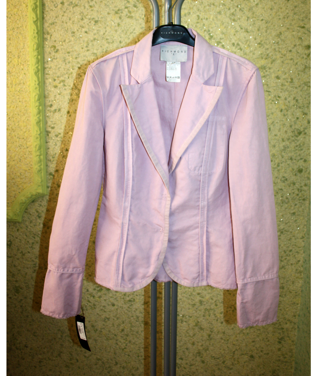 JOHN RICHMOND Розовый хлопковый жакет/пиджак, фото 3