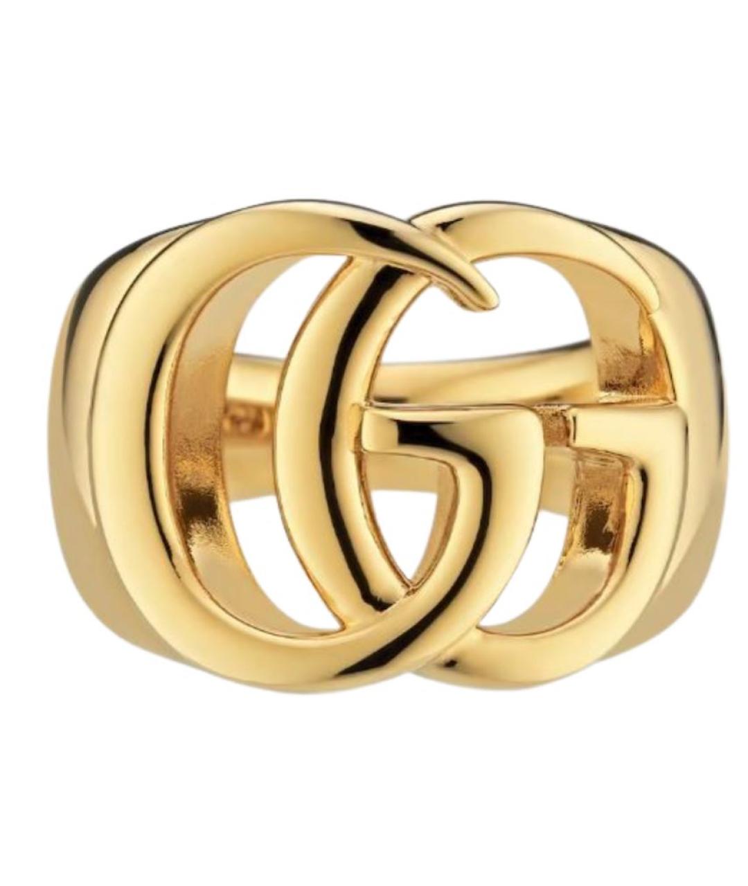 GUCCI Золотое металлическое кольцо, фото 2