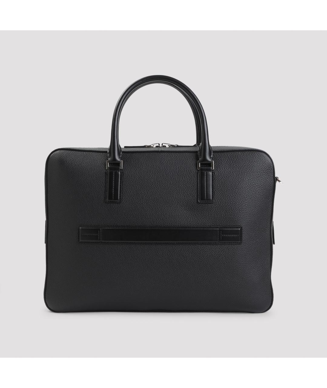 TOM FORD Черный кожаный портфель, фото 3
