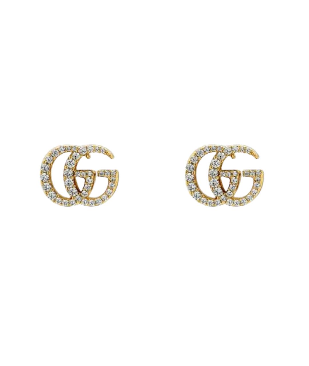 GUCCI Золотые металлические серьги, фото 3