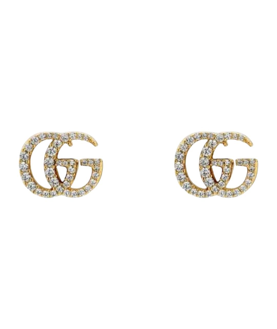 GUCCI Золотые металлические серьги, фото 1