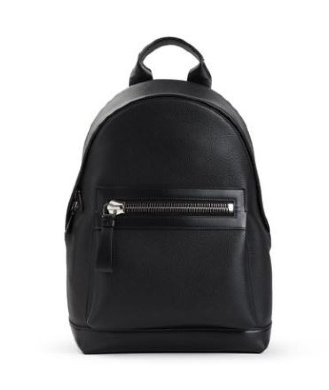 TOM FORD Черный кожаный рюкзак, фото 1