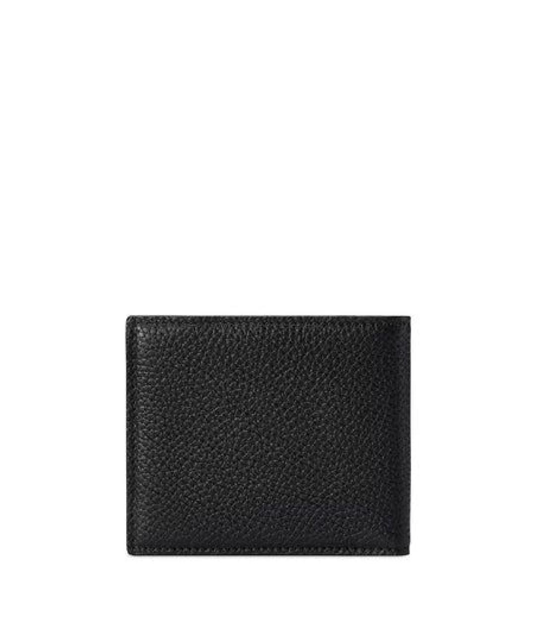 GUCCI Черный кожаный кошелек, фото 5