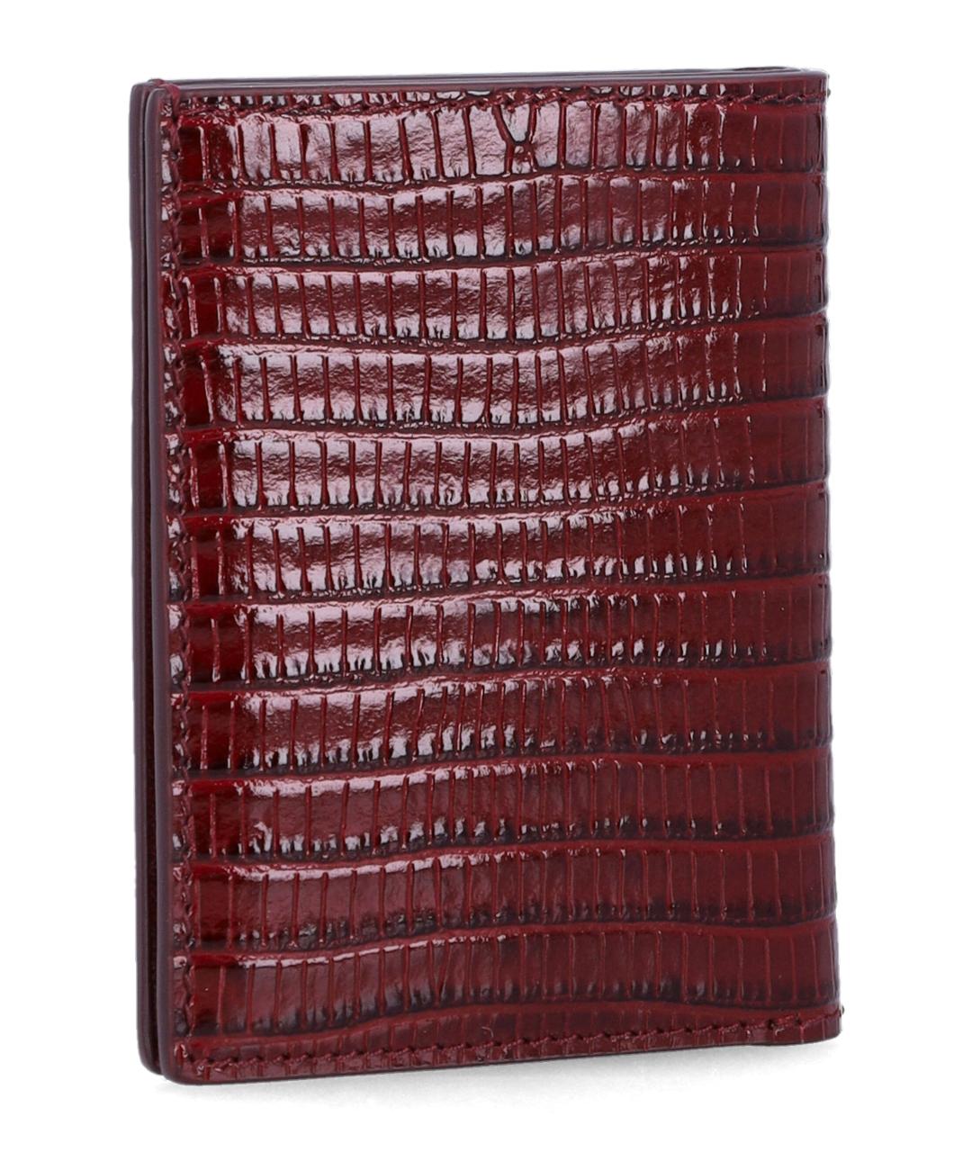 TOM FORD Бордовый кожаный кошелек, фото 2