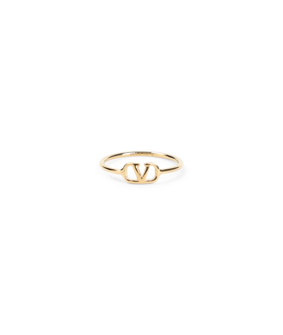 VALENTINO Золотое латунное кольцо, фото 1