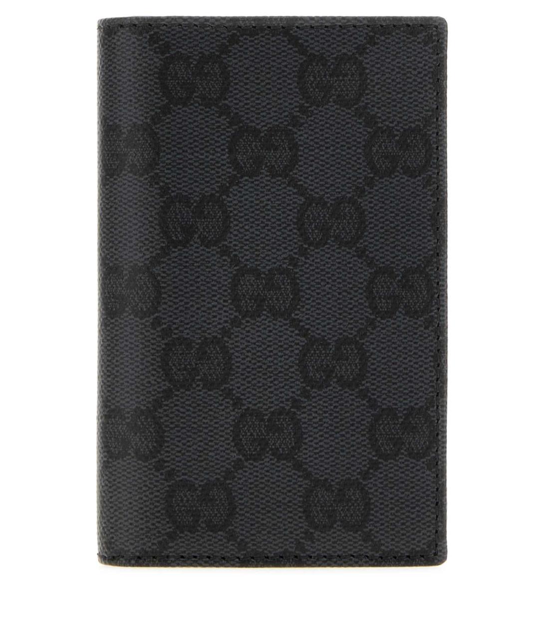 GUCCI Черный кожаный кошелек, фото 1