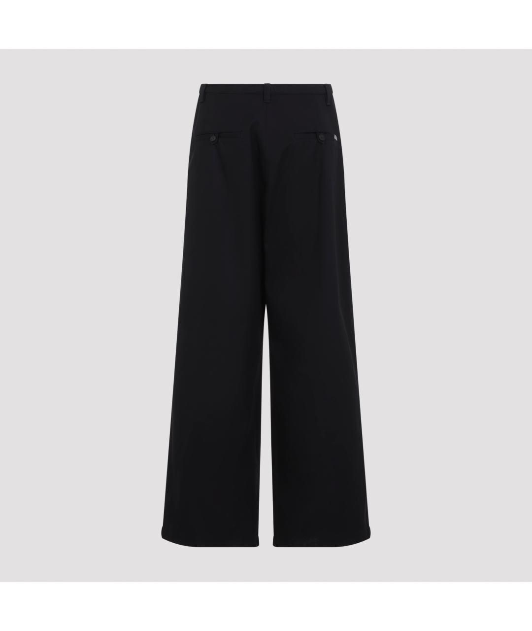 BALENCIAGA Черные хлопковые брюки чинос, фото 3